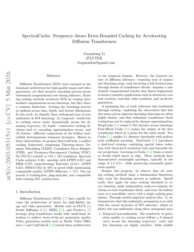 Frequency-Aware Error-Bounded Caching for Accelerating Diffusion Transformers